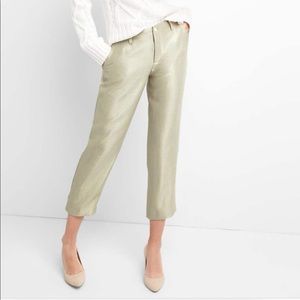 🆕 Gap gold girlfriend cropped pants